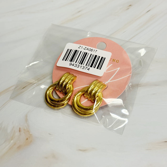 Golden Knocker Earrings