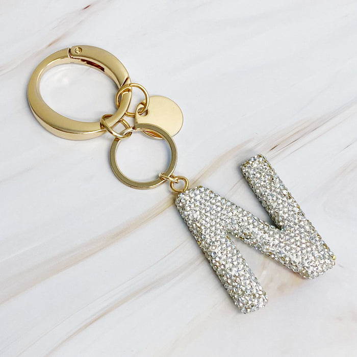 It Girl Glam Initial Key Chain