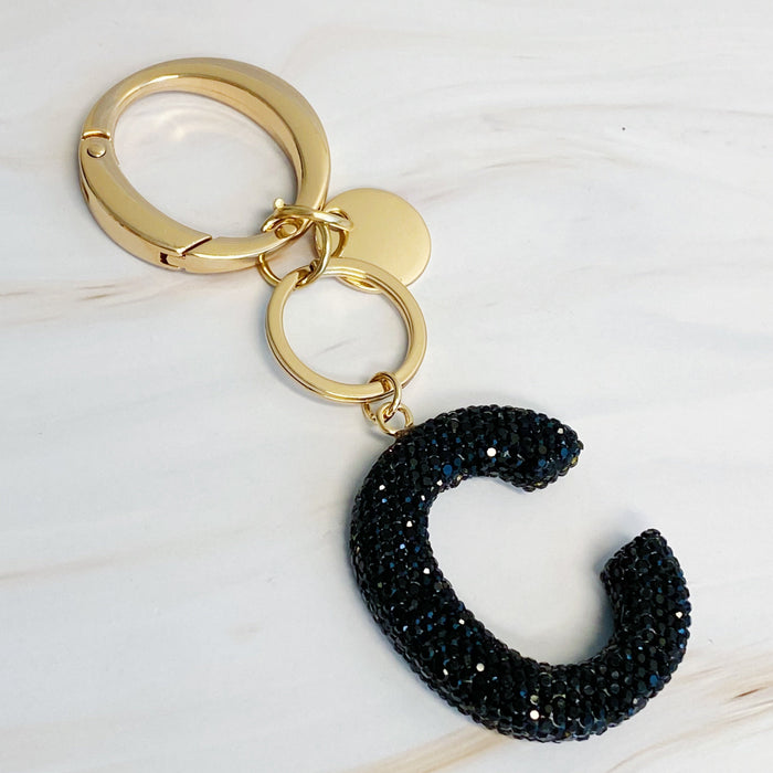 It Girl Glam Initial Key Chain