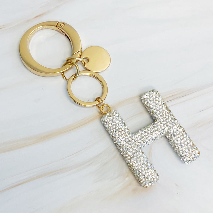 It Girl Glam Initial Key Chain