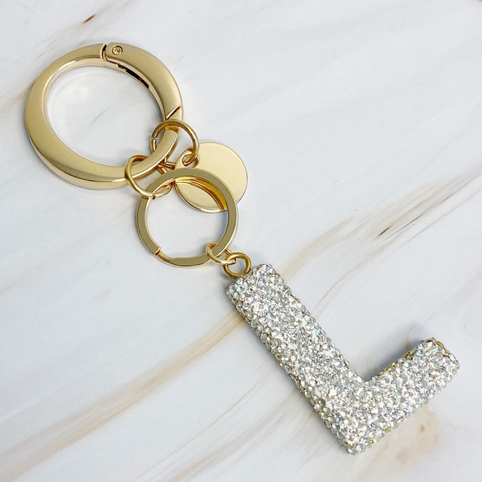 It Girl Glam Initial Key Chain