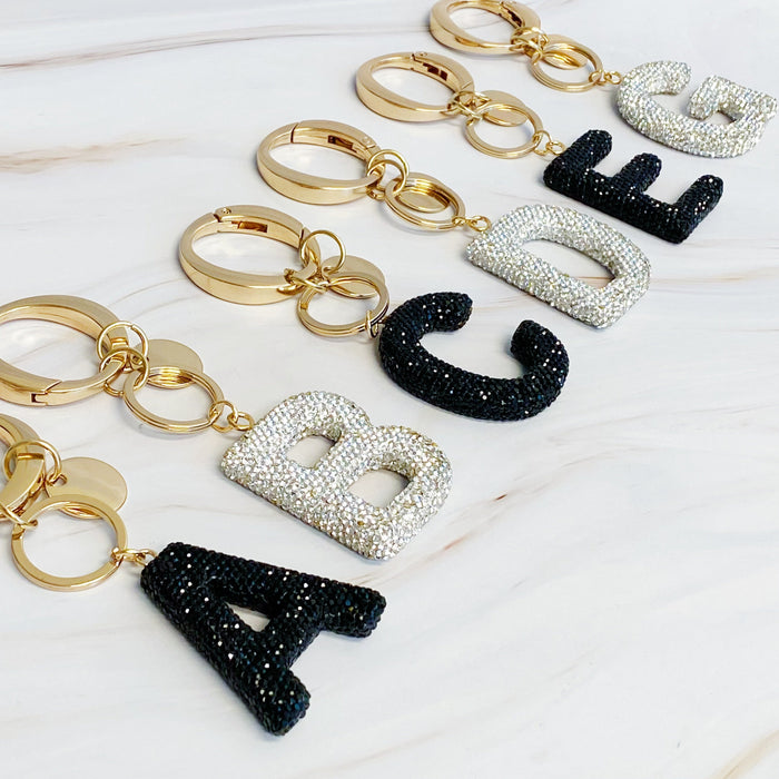 It Girl Glam Initial Key Chain