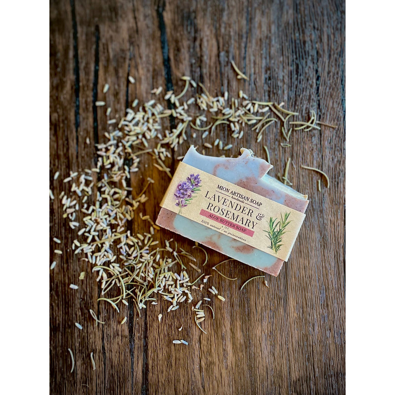 MION Artisan Soap Co. Lavender and Rosemary | Aloe Butter Soap