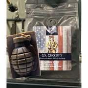 kbarsoapco Reveille Natural Coffee Grenade Soap