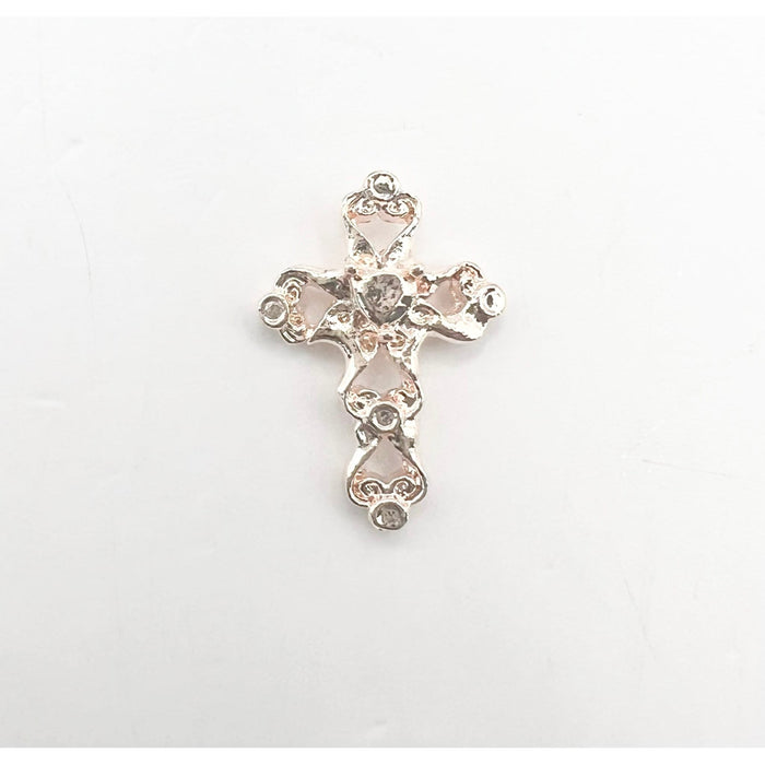 Queen - Nail Charms 10pc - #382 Rose Gold Crosses