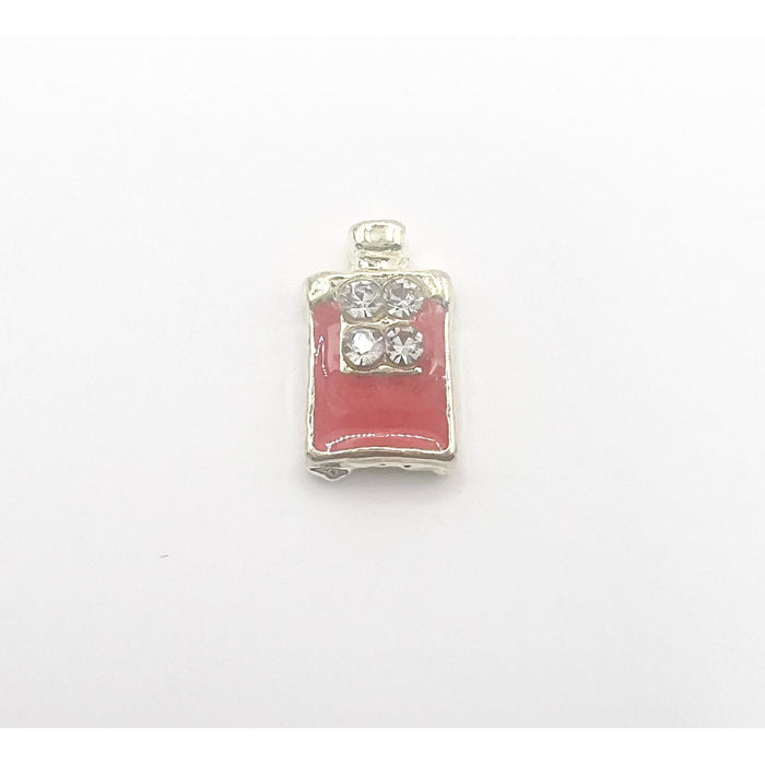 Queen - Nail Charms 10pc - #203 Gold Red Crystal Bottles