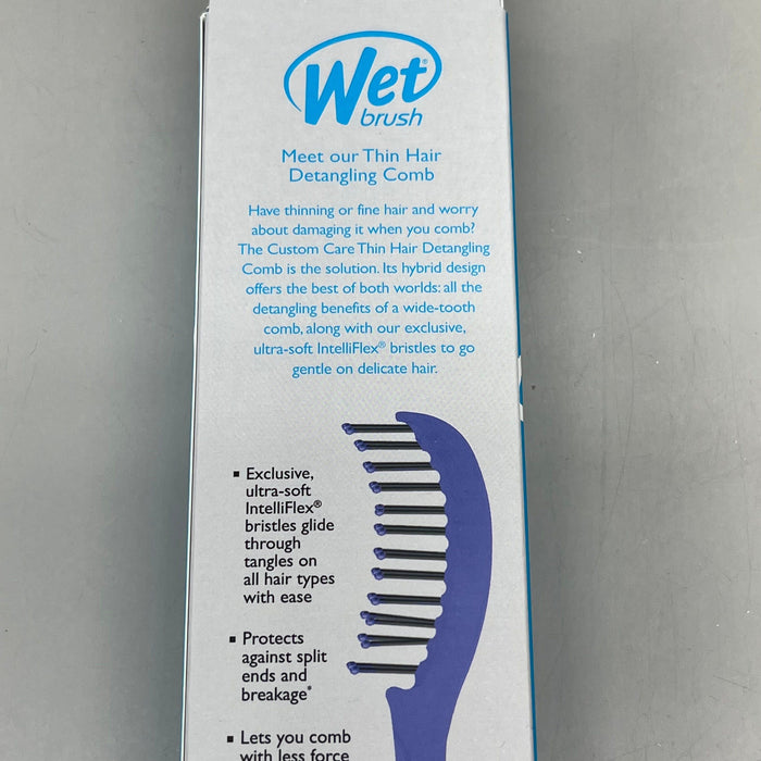 Paywut - Wet Brush (2-Pack!) Custom Care Thin Hair Detangling Comb Purple 0620Wccpurp