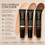 Sydoni Skincare and Beauty SYDONI FULL COVERAGE CREAM CONCEALER – Maximum Coverage, Seamless Skin .5 OZ. Cream Concealer