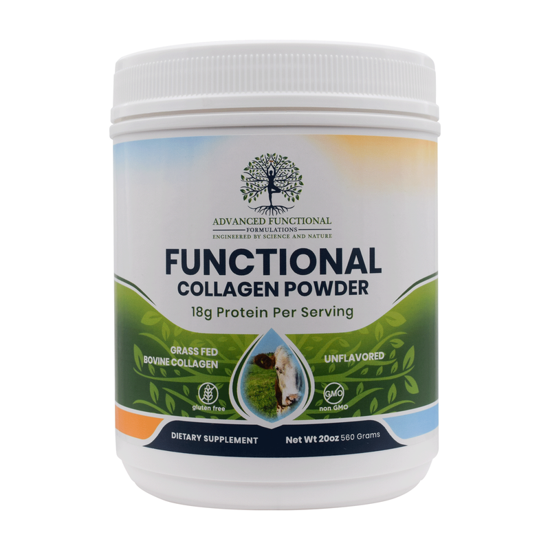 Advanced Functional Medicine Supplements Functional Collagen Powder (The most beneficial source of protein) 100% Grassfed