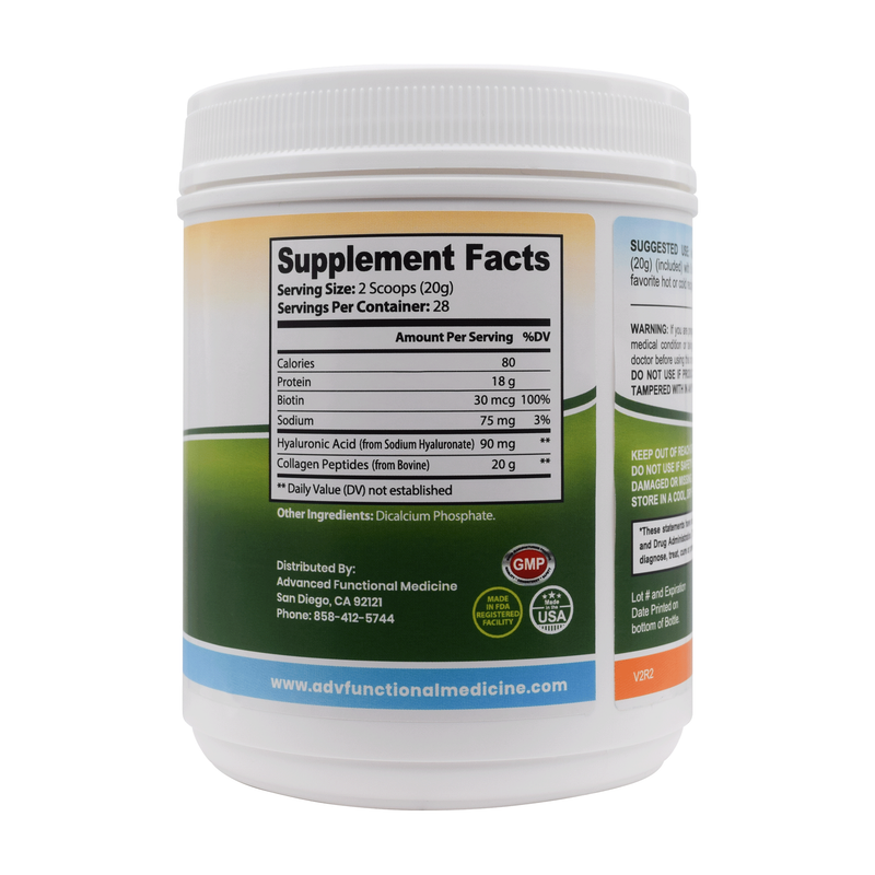 Advanced Functional Medicine Supplements Functional Collagen Powder (The most beneficial source of protein) 100% Grassfed