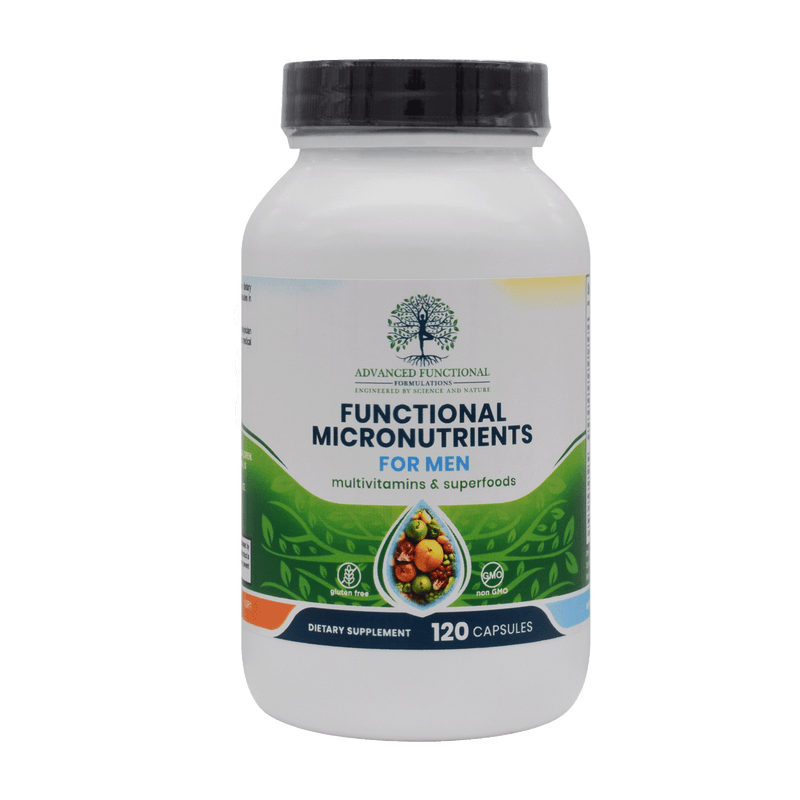 Advanced Functional Medicine Supplements Functional Micronutrients for Men (Medical grade multivitamin designed specific for Men)