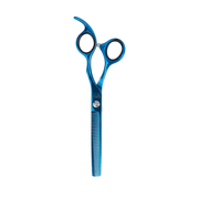 Vip Barber Supply Percu Futura Line Double Thinning Shear 6.5" Thinning Shear White Smoke