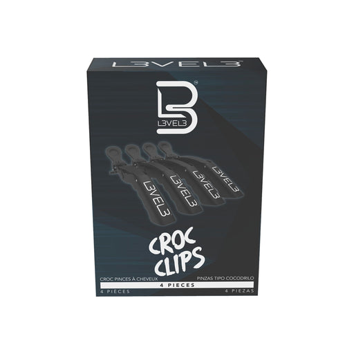 Level 3 Hair Croc Clips-4 Pack