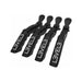 Level 3 Hair Croc Clips-4 Pack