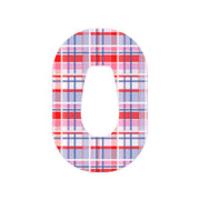 Peelz Party Plaid Dexcom G6 Patch Tape - Pump Peelz Patch Medical Tape