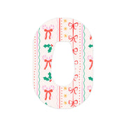 Peelz Holly Jolly Ribbon Dexcom G6 Patch Tape - Pump Peelz Patch Medical Tape