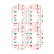 Peelz Holly Jolly Ribbon Dexcom G6 Patch Tape - Pump Peelz Patch Medical Tape