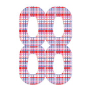Peelz Party Plaid Dexcom G6 Patch Tape - Pump Peelz Patch Medical Tape