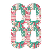 Peelz Merry Coquette Dexcom G6 Patch Tape - Pump Peelz Patch Medical Tape