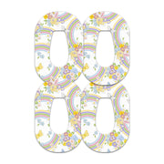 Peelz Rainbow Blooms Dexcom G6 Patch Tape - Pump Peelz Patch Medical Tape