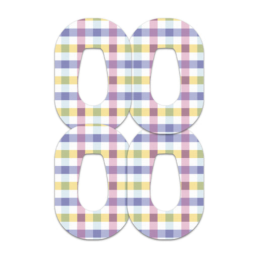 Peelz Spring Plaid Dexcom G6 Patch Tape - Pump Peelz Patch Medical Tape