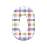 Peelz Spring Plaid Dexcom G6 Patch Tape - Pump Peelz Patch Medical Tape