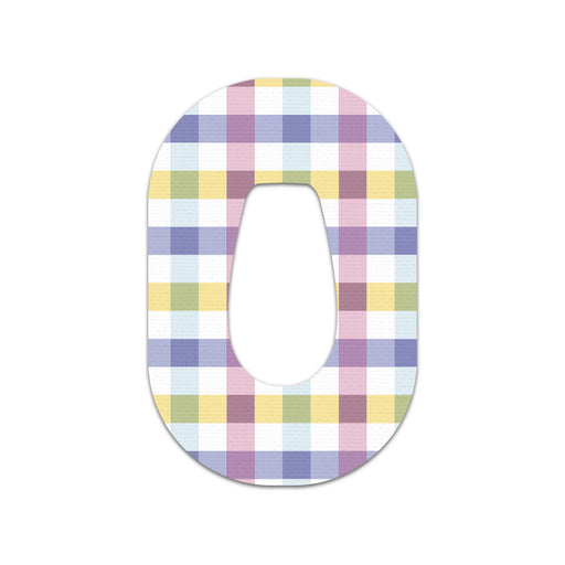 Peelz Spring Plaid Dexcom G6 Patch Tape - Pump Peelz Patch Medical Tape