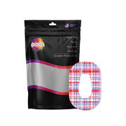 Peelz Party Plaid Dexcom G6 Patch Tape - Pump Peelz Patch Medical Tape