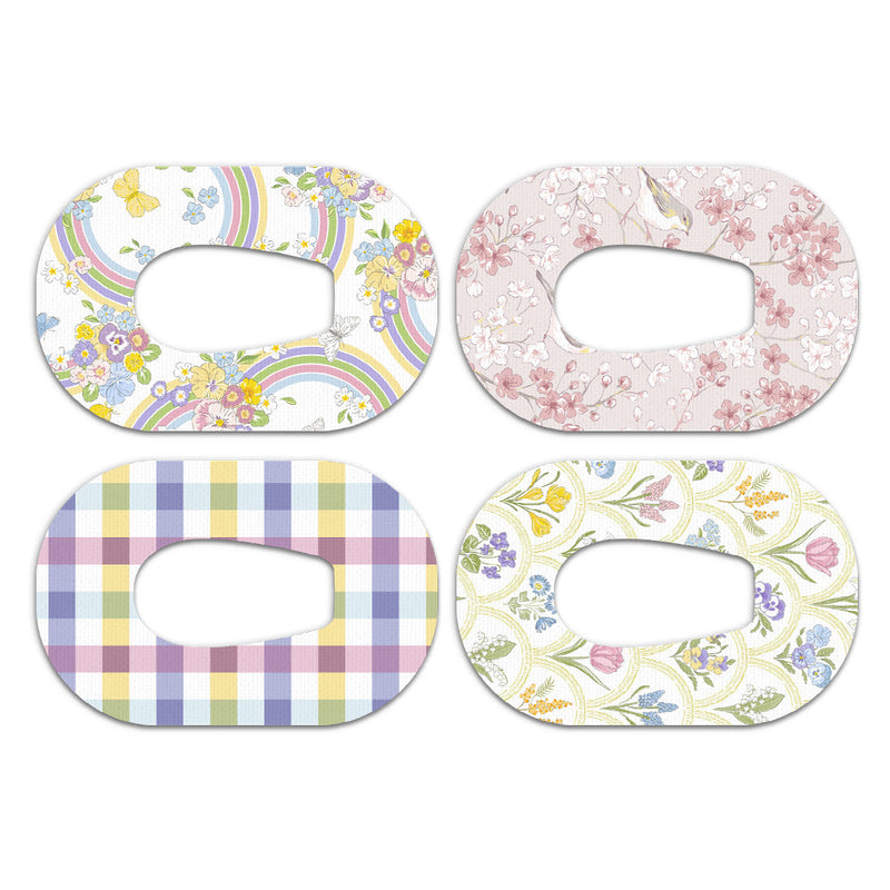 Peelz Spring Variety Pack Dexcom G6 Patch Tape - Pump Peelz Patch Medical Tape