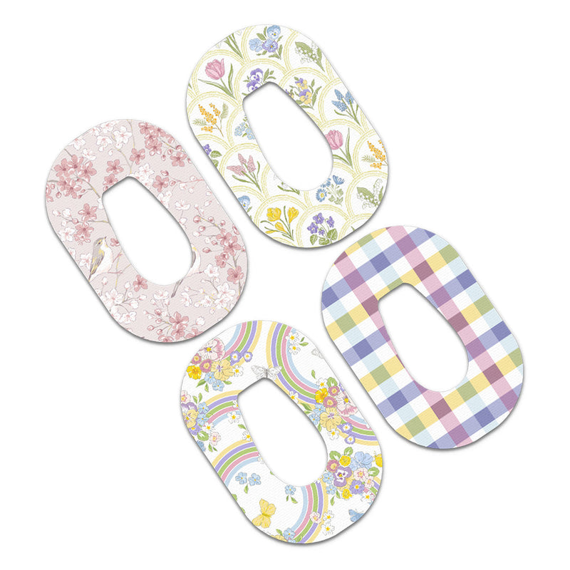 Peelz Spring Variety Pack Dexcom G6 Patch Tape - Pump Peelz Patch Medical Tape