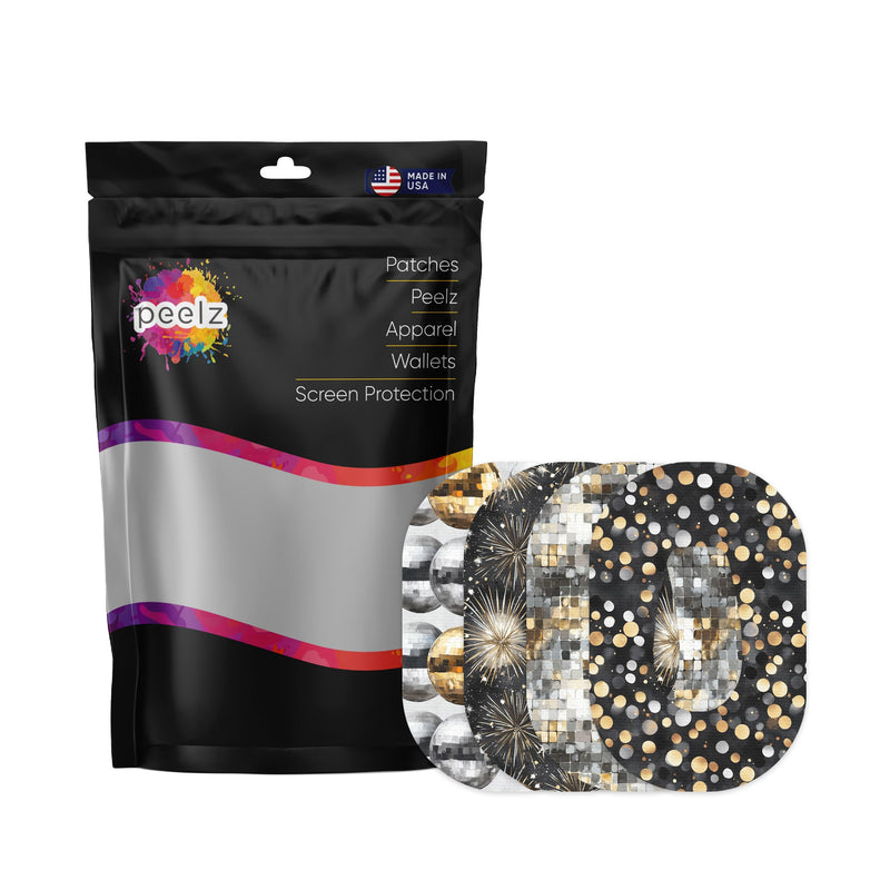 Peelz Champagne Glow Variety Dexcom G6 Patch Tape - Pump Peelz Patch Medical Tape