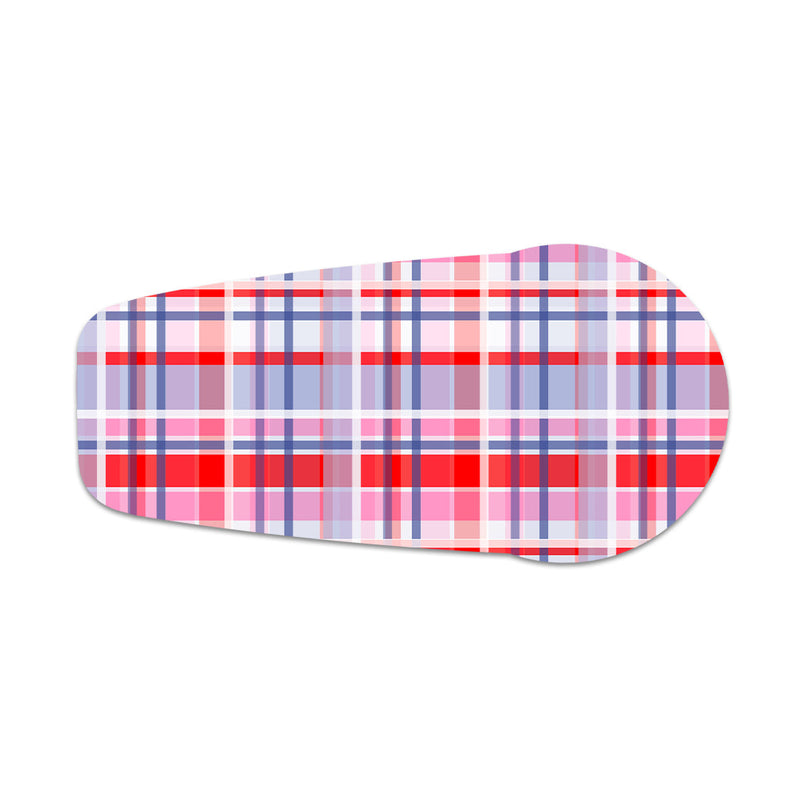 Peelz Party Plaid Dexcom G6 Transmitter Sticker - Pump Peelz (Copy) Peelz/Stickers