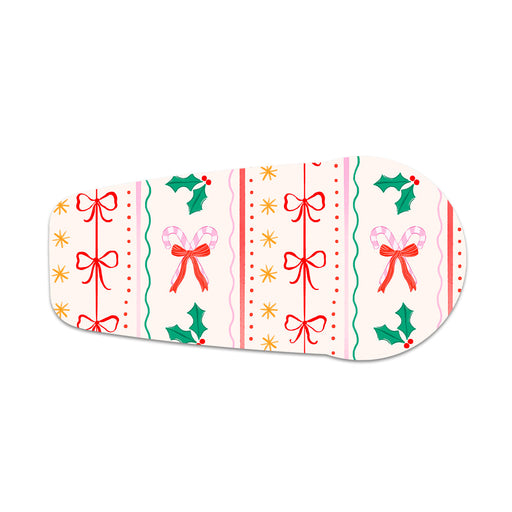Peelz Holly Jolly Ribbon Dexcom G6 Transmitter Sticker - Pump Peelz Peelz/Stickers