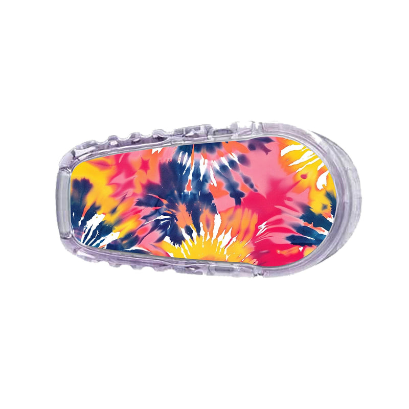 Peelz Summer Tie Dye Dexcom G6 Transmitter Sticker Peelz/Stickers