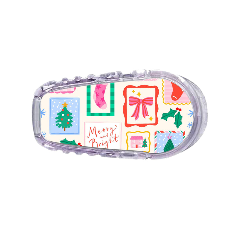 Peelz Holiday Greetings Dexcom G6 Transmitter Sticker - Pump Peelz Peelz/Stickers