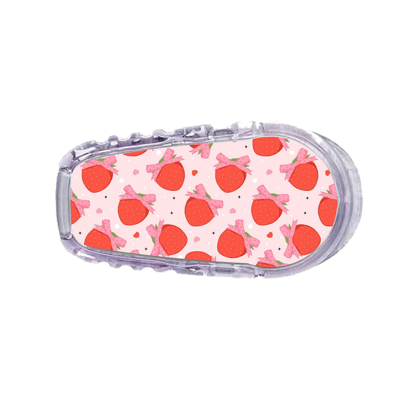 Peelz Strawberry Kisses Dexcom G6 Transmitter Sticker - Pump Peelz Peelz/Stickers