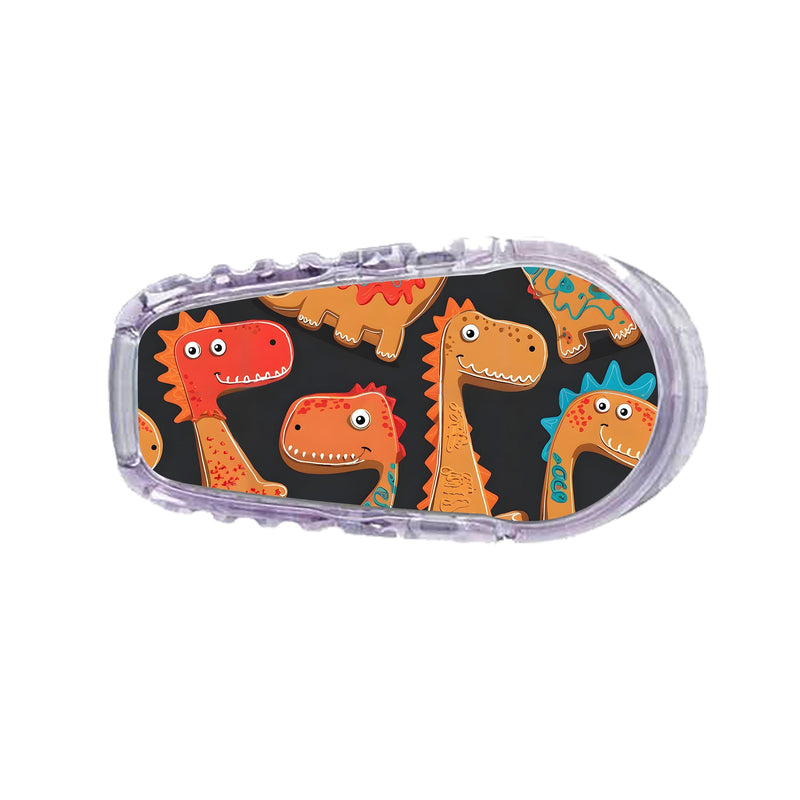 Peelz Jurassic Gingerbread Dexcom G6 Transmitter Sticker - Pump Peelz Peelz/Stickers