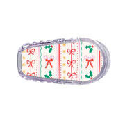 Peelz Holly Jolly Ribbon Dexcom G6 Transmitter Sticker - Pump Peelz Peelz/Stickers