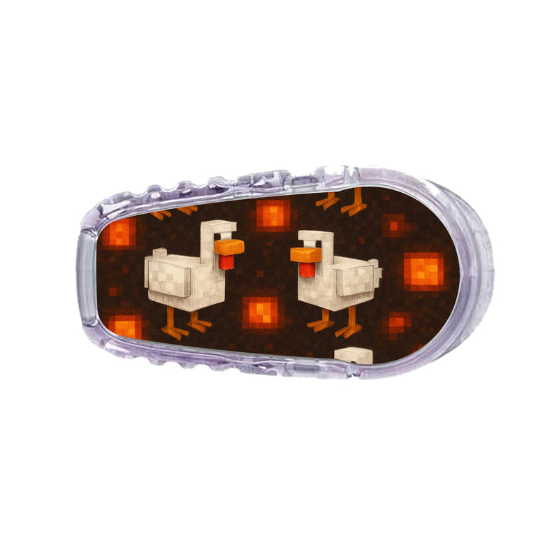Peelz Inferno Chicken Dexcom G6 Transmitter Sticker - Pump Peelz Peelz/Stickers