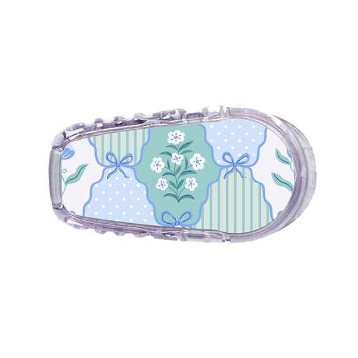 Peelz Cottage Bows Dexcom G6 Transmitter Sticker - Pump Peelz Peelz/Stickers