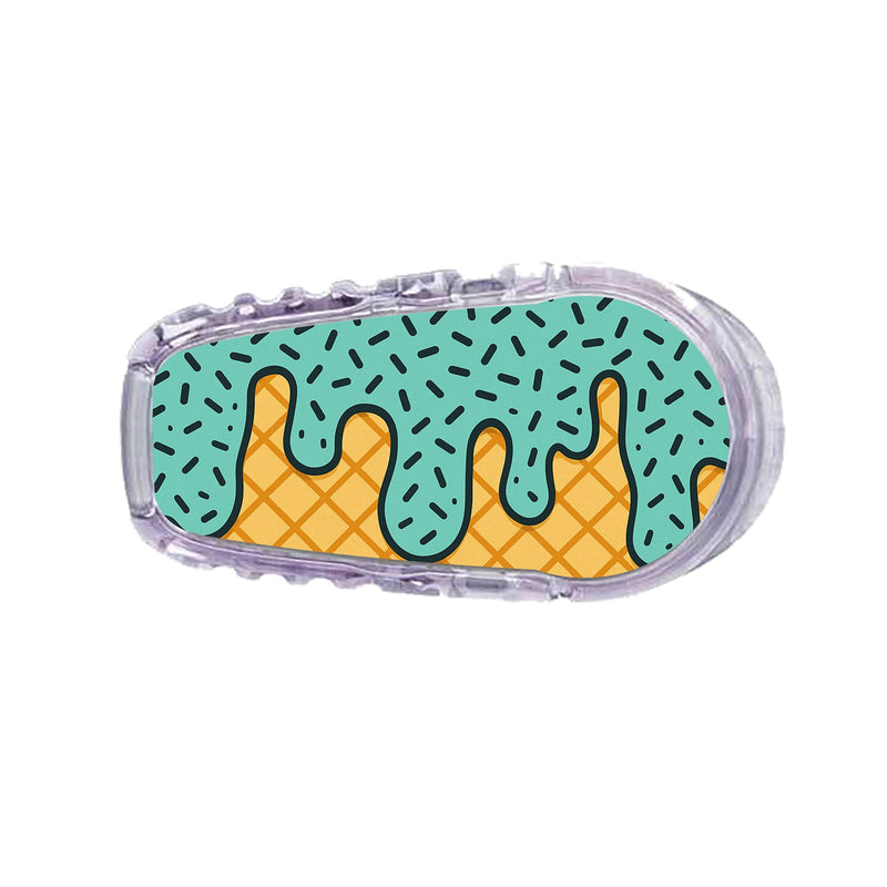Peelz Ice Cream Social Dexcom G6 Transmitter Sticker - Pump Peelz Peelz/Stickers