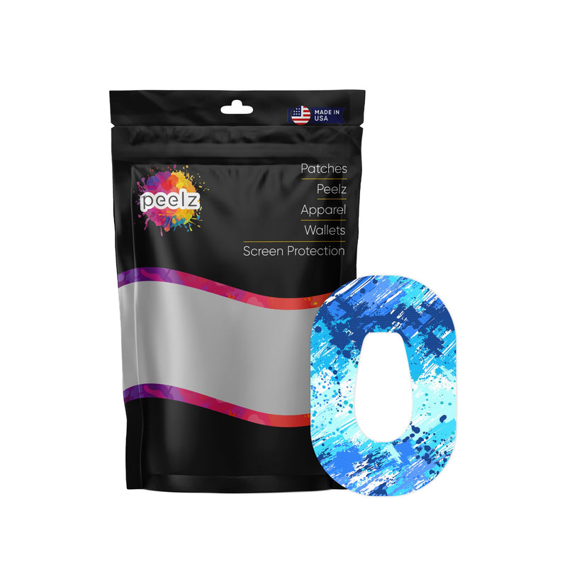 Peelz Beta Blue Dexcom G6 Patch Tape - Pump Peelz Patch Medical Tape