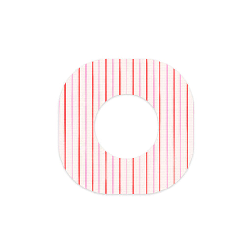 Peelz Peppermint Stripes Dexcom G7 and Stelo Patch Tape - Pump Peelz Patch Medical Tape