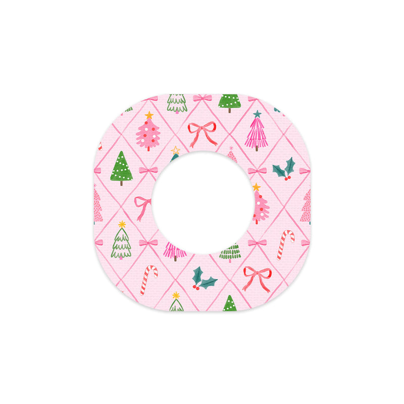 Peelz Coquette Christmas Dexcom G7 and Stelo Patch Tape - Pump Peelz Patch Medical Tape