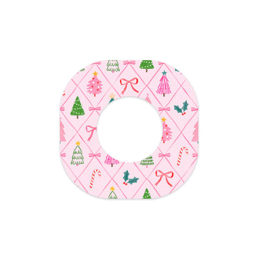 Peelz Coquette Christmas Dexcom G7 and Stelo Patch Tape - Pump Peelz Patch Medical Tape