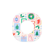 Peelz Holiday Greetings Dexcom G7 and Stelo Patch Tape - Pump Peelz Patch Medical Tape