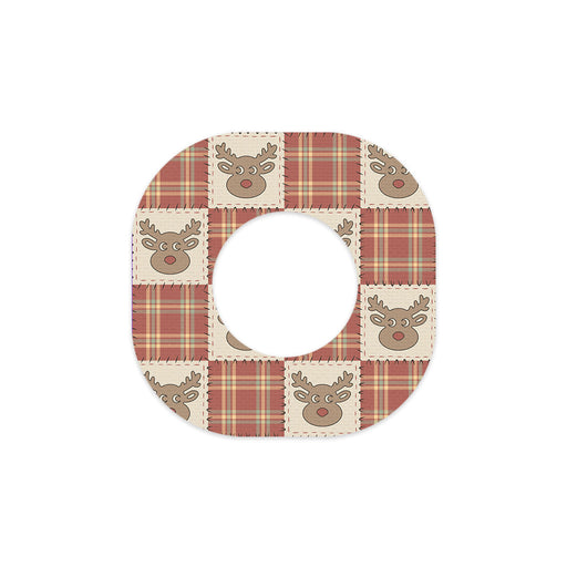 Peelz Rustic Reindeer Dexcom G7 and Stelo Patch Tape - Pump Peelz Patch Medical Tape