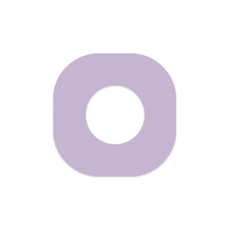 Peelz Solid Color Lavender Dexcom G7 and Stelo Patch Tape - Pump Peelz Patch Medical Tape