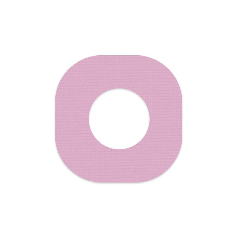 Peelz Solid Color Rose Dexcom G7 and Stelo Patch Tape - Pump Peelz Patch Medical Tape