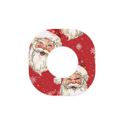 Peelz Jolly Old Saint Nick Dexcom G7 and Stelo Patch Tape - Pump Peelz Patch Medical Tape